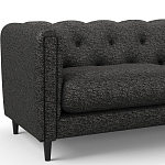 Мебельная ткань Шенилл темно-серый цвет 138 см T4-40 варинант исполнения - 4 | Loft Concept в Челябинске