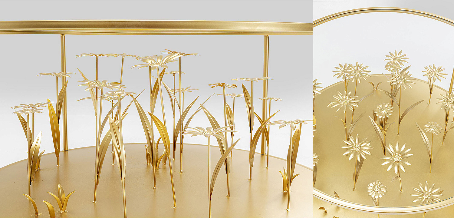 Кофейный стол Golden Flowers Кофейный стол Golden Flowers - Loft-Concept в Челябинске