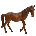 Статуэтка из дерева суар дикая лошадь Wild Horses варинант исполнения - 3 | Loft Concept в Челябинске