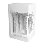 Встраиваемый в стену гипсовый светильник под покраску с колоннами и арками в античном стиле Antiquity Athena варинант исполнения - 2 | Loft Concept в Челябинске