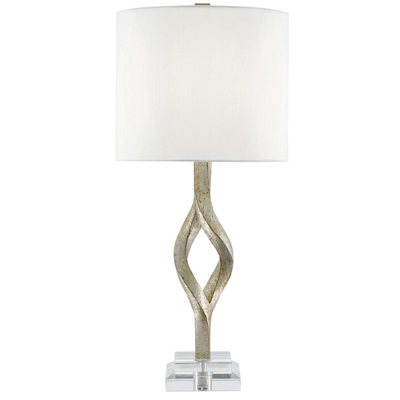 Настольная лампа с фигурным состаренным основанием Flooding with Light ivory ( слоновая кость ) Серебряный Прозрачный Настольная лампа с фигурным состаренным основанием Flooding with Light ivory ( слоновая кость ) Серебряный Прозрачный в Челябинске | Loft Concept