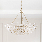 Люстра декорированная цветами из стекла Lightness of Flowers варинант исполнения - 2 | Loft Concept в Челябинске