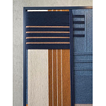 Панно из шнура Синяя геометрическая абстракция wall panel line Blue варинант исполнения - 3 | Loft Concept в Челябинске