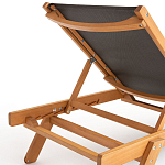 Шезлонг из текстиля и эвкалипта Power of Nature варинант исполнения - 4 | Loft Concept в Челябинске