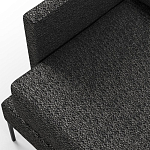 Мебельная ткань Шенилл темно-серый цвет 138 см T4-40 варинант исполнения - 3 | Loft Concept в Челябинске