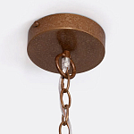 Круглая многоярусная люстра с круглыми деревянными подвесками Wooden Beads Chandelier Cream варинант исполнения - 2 | Loft Concept в Челябинске