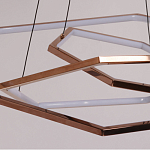 Люстра с 3-мя подвесами в виде шестиугольников Hexagon Horizontal варинант исполнения - 4 | Loft Concept в Челябинске