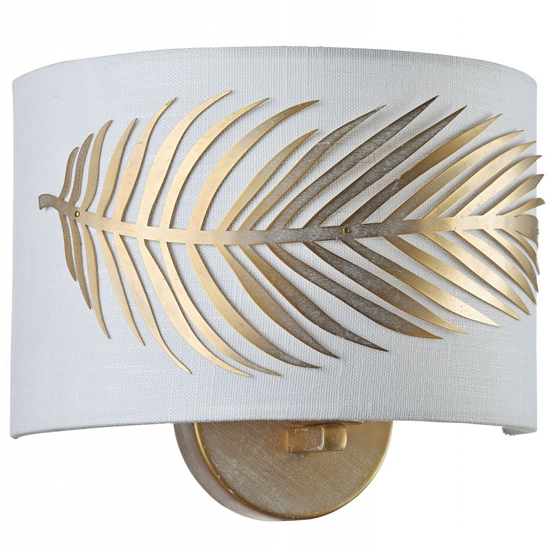Бра Golden Feather Sconces Золотой Белый Бра Golden Feather Sconces Золотой Белый в Челябинске | Loft Concept