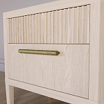 Прикроватная Тумбочка Primo с двумя ящиками Светлый дуб варинант исполнения - 4 | Loft Concept в Челябинске