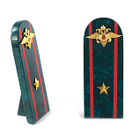 Сувенир Погон МВД из натурального камня змеевик Souvenir Epaulets варинант исполнения - 5 | Loft Concept в Челябинске