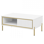 Стол журнальный белый глянцевый Antique Order варинант исполнения - 1 | Loft Concept в Челябинске