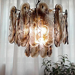 Люстра из круглых стеклянных элементов Vienna варинант исполнения - 6 | Loft Concept в Челябинске