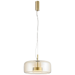 Подвесной светильник Blanton Amber Glass Hanging Lamp 38 варинант исполнения - 2 | Loft Concept в Челябинске