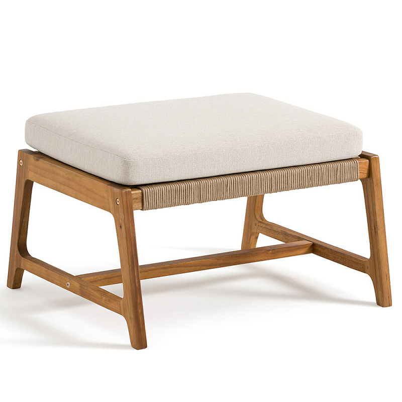 Оттоманка садовая из акации Comfortable Оттоманка садовая из акации Comfortable в Челябинске | Loft Concept