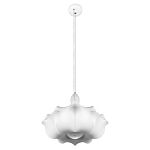 Подвесной светильник с белым фигурным абажуром и мягкими волнистыми краями Cloud Motion  варинант исполнения - 2 | Loft Concept в Челябинске