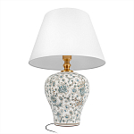 Настольная лампа с цветочной росписью Lamp Flower Painting варинант исполнения - 3 | Loft Concept в Челябинске