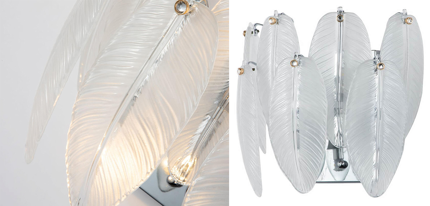 Бра Bud Petals Wall Lamp Chrome Бра Bud Petals Wall Lamp Chrome - Loft-Concept в Челябинске