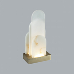 Настольная лампа с белыми вертикальными элементами Alabaster Totem   варинант исполнения - 6 | Loft Concept в Челябинске