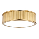 Потолочный светильник с гофрированным абажуром цвета латунь Millennium варинант исполнения - 2 | Loft Concept в Челябинске