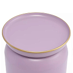 Журнальный столик круглый сиреневого цвета Noticeable Element варинант исполнения - 2 | Loft Concept в Челябинске