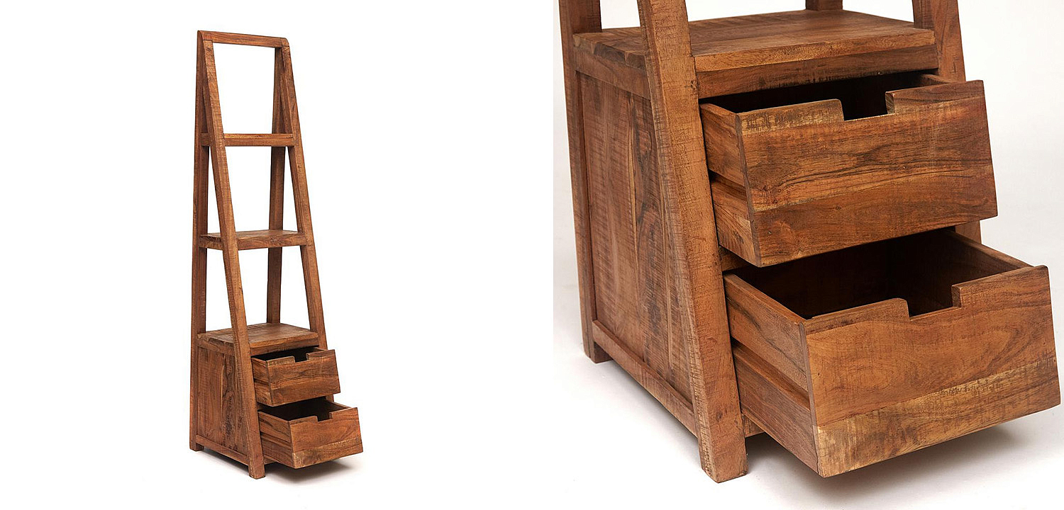 Этажерка Acacia Bookcase Freya II Этажерка Acacia Bookcase Freya II - Loft-Concept в Челябинске