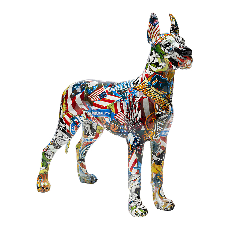 Статуэтка Graffiti Great Dane Поп-Арт Мульти в Челябинске | Loft Concept 