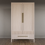 Шкаф платяной Primo с выдвижными ящиками шпон Черный дуб варинант исполнения - 2 | Loft Concept в Челябинске