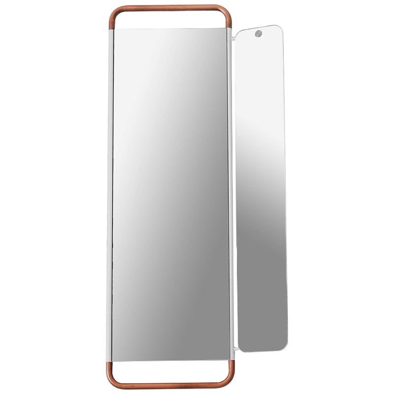 Настенное зеркало White Copper Functional Mirror Зеркало Белый Медь Настенное зеркало White Copper Functional Mirror Зеркало Белый Медь в Челябинске | Loft Concept