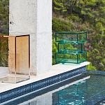 Стол журнальный в форме кубов Acrylic Furniture Lumina Mint Breeze варинант исполнения - 7 | Loft Concept в Челябинске