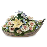 Статуэтка фарфоровая Лодка с цветами Charming Statuette варинант исполнения - 1 | Loft Concept в Челябинске