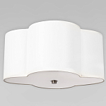 Потолочный светильник с белым волнистым плафоном из ткани Vitorino варинант исполнения - 1 | Loft Concept в Челябинске