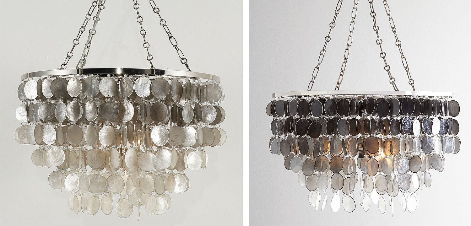 Люстра из ракушек SHELL Chandelier grey 61 Люстра из ракушек SHELL Chandelier grey 61 - Loft-Concept в Челябинске