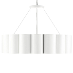 Люстра круглая фактурная в сочетании белого и золотого цвета Wide Stripes of Ribbon варинант исполнения - 2 | Loft Concept в Челябинске