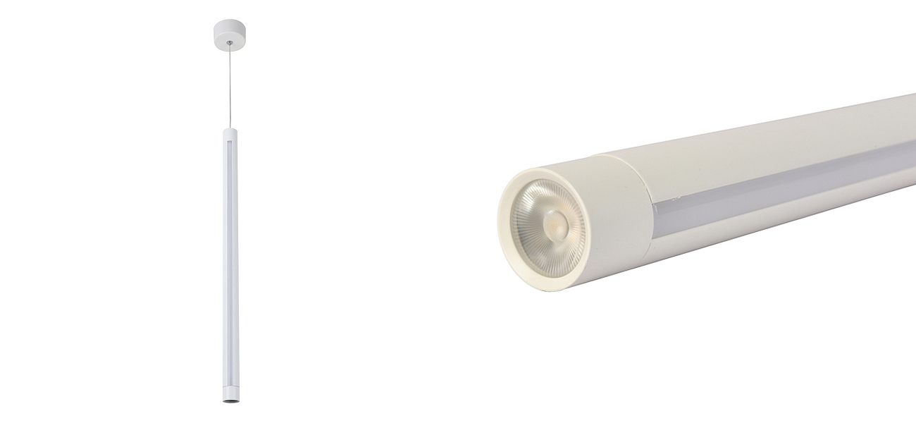 Белый подвесной светильник TRUMPET TUBE Белый подвесной светильник TRUMPET TUBE - Loft-Concept в Челябинске