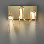 Бра волнистой формы из фактурного стекла Big Wave варинант исполнения - 7 | Loft Concept в Челябинске