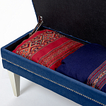 Мягкая банкетка с зоной для хранения Casket Blue варинант исполнения - 4 | Loft Concept в Челябинске