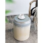 Керамический Табурет в оттенках бежевого и голубого цветов Gradient Stool варинант исполнения - 4 | Loft Concept в Челябинске