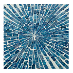 Приставной столик с инкрустацией раковинами устриц Bone Inlay варинант исполнения - 2 | Loft Concept в Челябинске