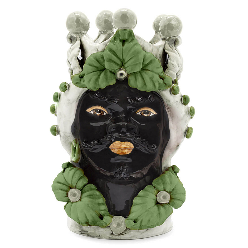 Ваза VASE MORO MAN EVE Green Зеленый Ваза VASE MORO MAN EVE Green Зеленый в Челябинске | Loft Concept
