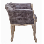Кресло низкое в стиле прованс Louis French Armchair brown варинант исполнения - 2 | Loft Concept в Челябинске