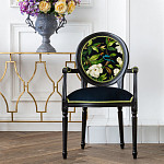 Стул с подлокотниками из бука с изображением птицы и цветов Blooming Birds варинант исполнения - 2 | Loft Concept в Челябинске