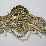 Зеркало настенное в бронзовой раме Grace Gold Mirrors  варинант исполнения - 3 | Loft Concept в Челябинске