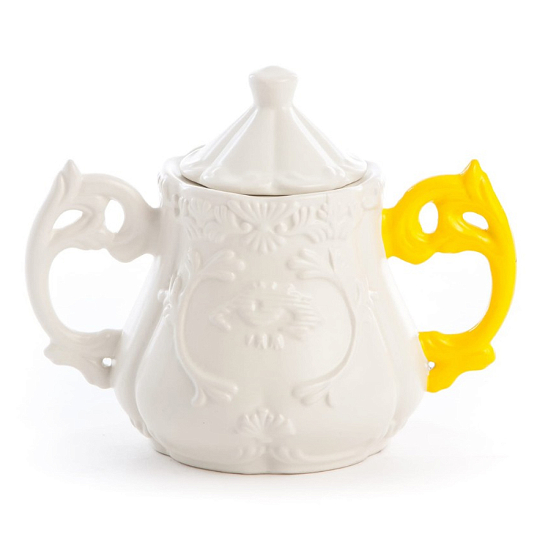 Сахарница Seletti I-Sugar Yellow Белый Желтый Сахарница Seletti I-Sugar Yellow Белый Желтый в Челябинске | Loft Concept