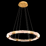 Люстра в форме кольца с золотым декором Warm Heavenly Light варинант исполнения - 5 | Loft Concept в Челябинске