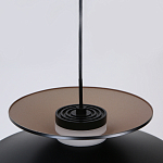 Подвесной светильник черного цвета из металла Obsidian Touch варинант исполнения - 3 | Loft Concept в Челябинске