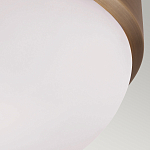 Потолочный светильник круглой формы с белым выпуклым матовым плафоном Feiss варинант исполнения - 4 | Loft Concept в Челябинске