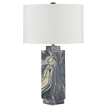 Настольная лампа с корпусом из серого мрамора Breathtaking View варинант исполнения - 4 | Loft Concept в Челябинске