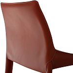 Стул коричневый из искуственной кожи на 4-х ножках Enigma Brown варинант исполнения - 2 | Loft Concept в Челябинске