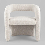 Кресло дизайнерское для лаунж зоны жемчужного цвета Pearl Lounge варинант исполнения - 9 | Loft Concept в Челябинске