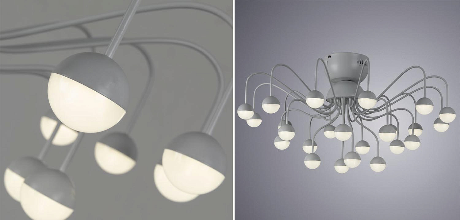 Потолочная люстра Vilelme Chandelier white Потолочная люстра Vilelme Chandelier white - Loft-Concept в Челябинске